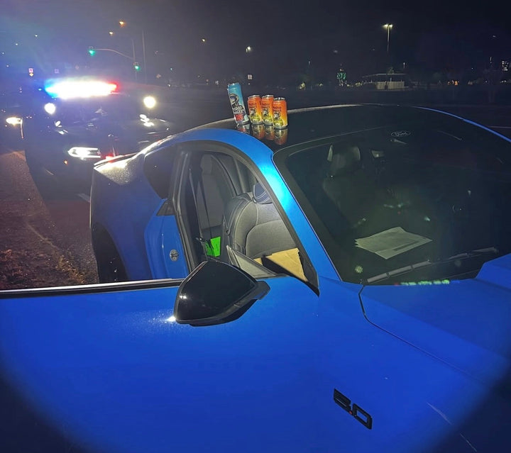MUSTANG DRIVER BUSTED FOR SPEEDING OVER 100MPH WHILE DRINKING
