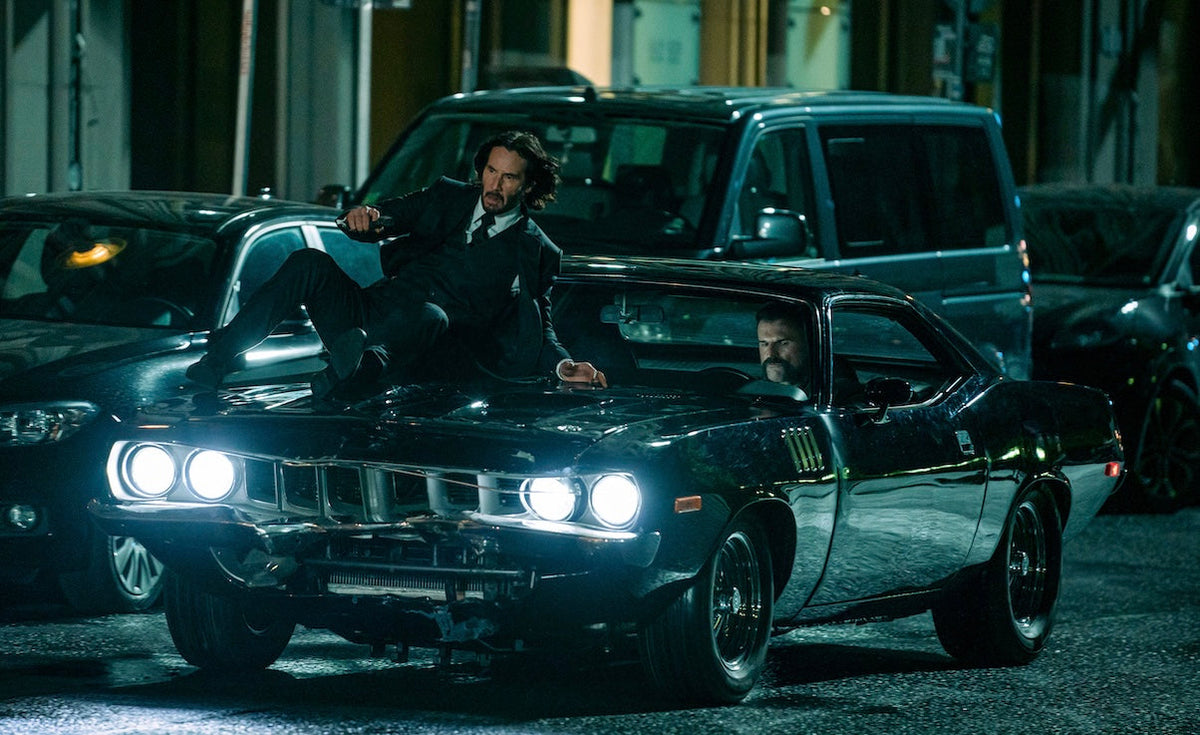 KEANU REEVES DID HIS OWN DRIVING STUNTS IN JOHN WICK 4